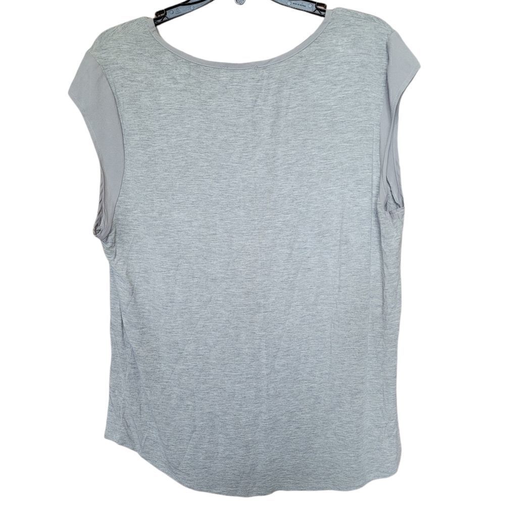 Multi texture grey top - Picture 2 of 6